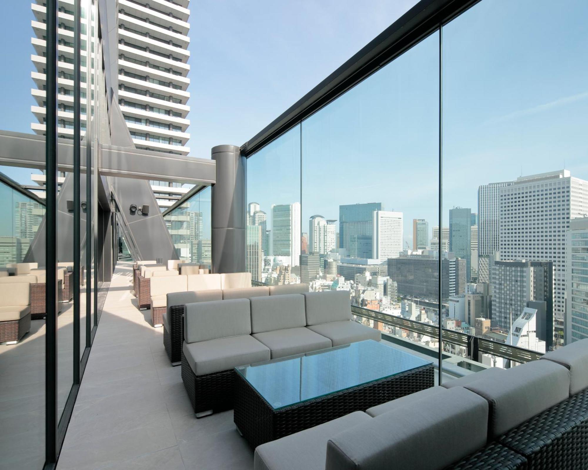 Candeo Hotels Osaka The Tower Εξωτερικό φωτογραφία Sky bar