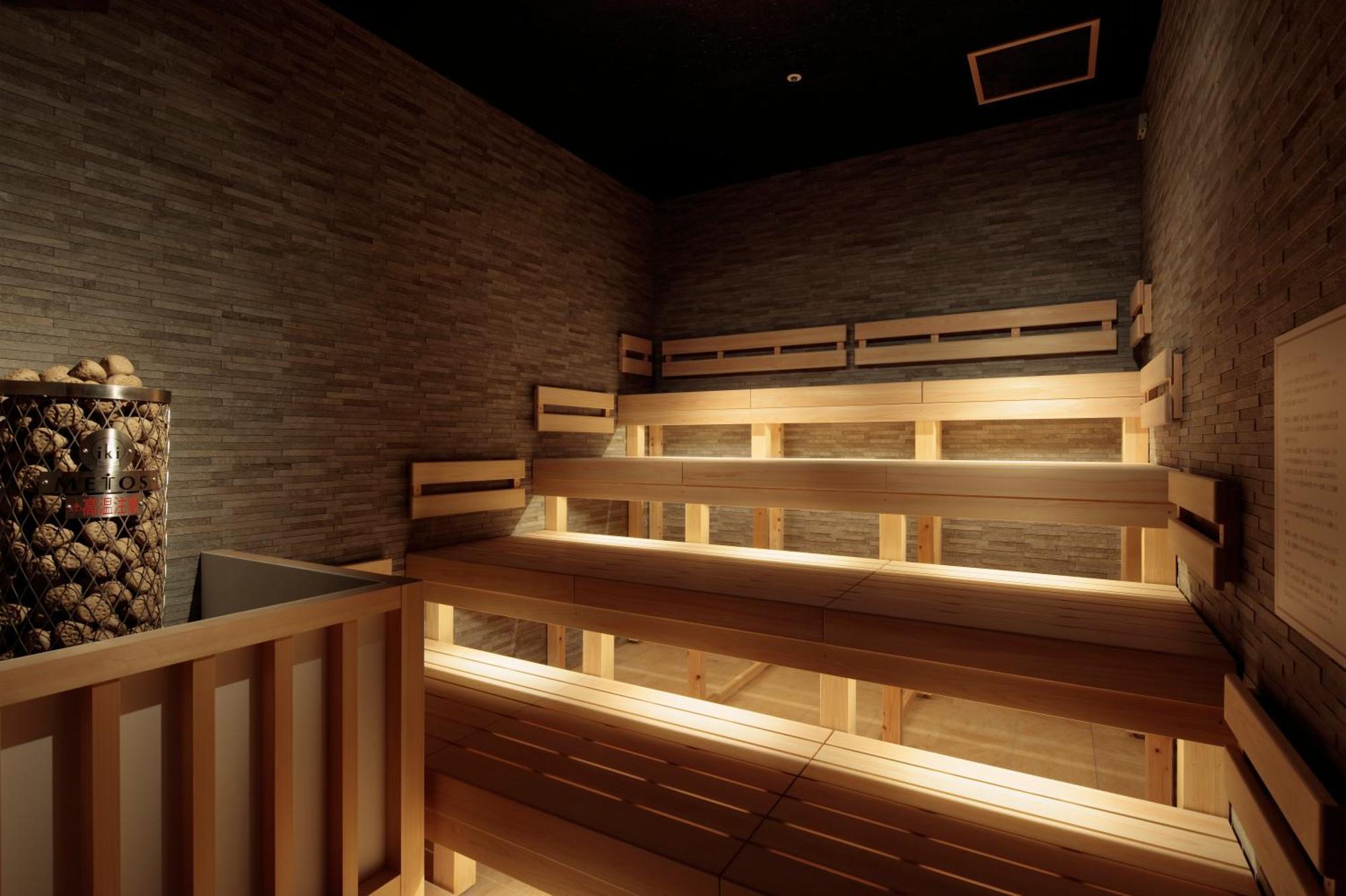 Candeo Hotels Osaka The Tower Εξωτερικό φωτογραφία The interior of the sauna