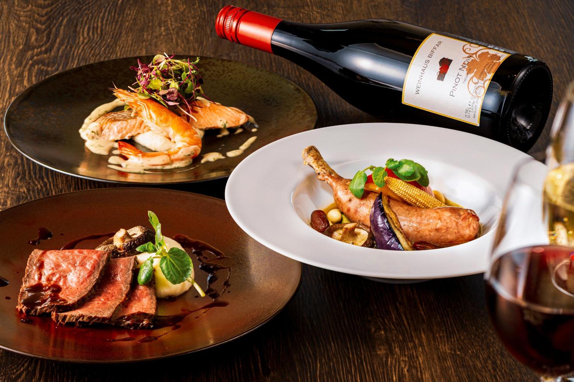 Candeo Hotels Osaka The Tower Εξωτερικό φωτογραφία A selection of dishes from the restaurant